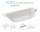 Ванна акриловая Radaway Mirella 130х70 + ножки WA1-48-130×070 - изображение 4