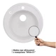 Кухонная мойка Lidz D510/200 WHI-01 (LIDZWHI01D510200) - изображение 3