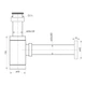 Сифон для умывальника Imprese Hydrant ZMK021708600 - изображение 2