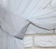 Кухонный комплект 150х170см. VR текстиль, шторка с ламбрекеном. Цвет светло-серый с белым. Код 062к - изображение 4