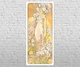 Постер CP The Flowers: Lily 1898, Альфонсо Муха 52х120 см (268) - зображення 3