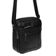 Черная кожаная сумка Borsa Leather 10m223-black 4422728 - изображение 4