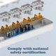 Сетевой удлинитель фильтр LDNIO SC5415 |2500W, 2M, 5 розеток, 3USB/1Type-C, 10A/20W, PD/QC| White - изображение 8