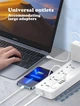 Сетевой удлинитель фильтр LDNIO SC5415 |2500W, 2M, 5 розеток, 3USB/1Type-C, 10A/20W, PD/QC| White - изображение 12