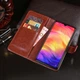Чехол Idewei для Xiaomi Redmi Note 7 / Note 7 Pro книжка кожа PU с визитницей коричневый - изображение 1