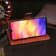 Чехол Idewei для Xiaomi Redmi Note 7 / Note 7 Pro книжка кожа PU с визитницей коричневый - изображение 2