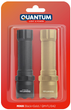 Комплект фонарей ручных Quantum QM-FL1042 Minik 3W LED с USB Black-Gold, 2 шт./уп. (0751784843115) - изображение 1