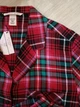 Пижама женская фланель шорты+рубашка Victoria's Secret 26560258 L Красный/Черный/Зеленый - изображение 4