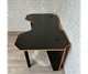 Стіл комп'ютерний геймерський ігровий DROM Призма Black/Orange компютерний стіл - изображение 4
