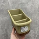 Підставка для столових приборів 3-х секційна Dunya Plastik коричнева 14003 - изображение 4
