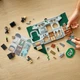 Zestaw klocków LEGO Harry Potter Flaga Slytherinu 349 elementów (76410) - obraz 7
