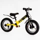 Велобіг дитячий 12’’ Corso "Skip Jack" ручне гальмо, амортизатор. Yellow and black (119241) - зображення 2
