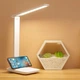 Настільна поворотна LED лампа Energy Home S3-XP з акумулятором працює від PowerBank та 220V, White - зображення 1