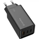Зарядное устройство ColorWay GaN3 Pro Power Delivery (USB-A + 2 USB TYPE-C) (65W) (CW-CHS039PD-BK) - изображение 5