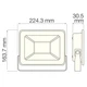 Прожектор світлодіодний LED HOROZ ASLAN-50 50W 6400K - изображение 3