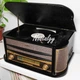 Вініловий програвач, стереосистема, музичний центр 6в1 Auna Belle Epoque 1908 BLACK FM CD USB, ПОДАРУНОК - платівка класичної музики! - зображення 1