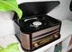 Вініловий програвач, стереосистема, музичний центр 6в1 Auna Belle Epoque 1908 BLACK FM CD USB, ПОДАРУНОК - платівка класичної музики! - зображення 2