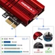 Сетевая карта PCIe Wi-Fi 6E Intel AX210 Tri Band 2.4Ghz/5Ghz/6Ghz 1024QAM MU-MIMO WPA 3 5378Mbps 2x5дБ - изображение 3