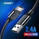 USB кабель Ugreen US289 1 м micro чорний - изображение 2