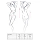 Боді з дуже глибоким декольте Passion DARYL BODY S/M, black - зображення 7