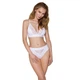 Эластичный топ с кружевом белый Passion PS001 TOP size M - изображение 2