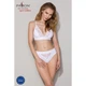 Эластичный топ с кружевом белый Passion PS001 TOP size M - изображение 3