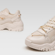 Sneakersy damskie na grubej podeszwie do kostki DeeZee TS5237-01 37 23.5 cm Beżowe (5904862466606) - obraz 5