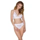 Эластичный топ с кружевом белый Passion PS001 TOP size L - изображение 2