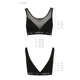 Топ с прозрачной вставкой Passion PS002 TOP L, black - изображение 6