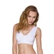 Спортивный топ из эластичного хлопка белый Passion PS005 TOP size L - изображение 1