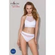 Спортивный топ с прозрачной вставкой белый Passion PS006 TOP size S - изображение 3
