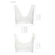 Спортивный топ из эластичного хлопка Passion PS005 TOP XL, white - изображение 6