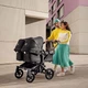 Універсальна коляска 2 в 1 для двійні Bugaboo Donkey 5 Twin шасі Black/Midnight Black текстиль Midnight Black - зображення 9