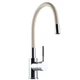 Смеситель для кухни с гибким изливом Globus Lux LAZER GLLR-0203S-BEIGE однорычажный, латунь, бежевый - изображение 5