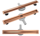 Трап для душу REA NEO SLIM PRO BRUSHED COPPER 80 див. - зображення 1
