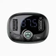 FM-трансмиттер (модулятор) Baseus T typed S-09 wireless MP3 car charger (CCALL-TM0A) Tarnish - изображение 3