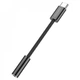 Аудіо Перехідник Borofone BV15 3.5mm to Type-C Black - зображення 1