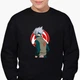 Свитшот для мальчиков Хатакэ Какаши Наруто (Hatake Kakashi) (9509-2820-7) 146-152 см Черный - изображение 1