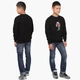Свитшот для мальчиков Хатакэ Какаши Наруто (Hatake Kakashi) (9509-2820-7) 146-152 см Черный - изображение 4