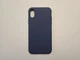 Чохол TPU Matte для iPhone X, Xs бампер синій - зображення 1