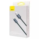 Кабель Baseus Lightning Crystal Shine Series | 2M, 2.4A | (CAJY000101) black - зображення 7
