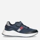 Sneakersy chłopięce na rzepy Tommy Hilfiger Flag Low Cut Lace-up Sneaker T3B9-32895-0328800- 39 Granatowe (8052578196915) - obraz 1