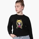 Свитшот для девочек Сейлор Мун (Sailor Moon) (9509-2926-7) 146-152 см Черный - изображение 2