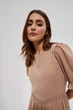 Жіноча сукня MOODO 3715 44 XXL бежева - зображення 2
