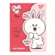 Папка-органайзер YES А4 з клапаном на липучці "Line Friends. Cony" - зображення 1