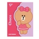 Папка-органайзер YES А4 с клапаном на липучке "Line Friends. Choco" - изображение 1