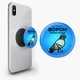 Попсокет (Popsockets) держатель для смартфона 0 (8754-3666-BK) Черный - изображение 1
