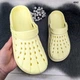 Кроксы сабо женские Progress мягкая пена желтые 38 р (25 см) 4042 - изображение 1