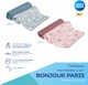 Набор муслиновых пеленок Canpol Babies Bonjour Paris 70х70 см 2 шт Розовый (26/901_pin) - изображение 4