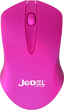 Миша Бездротова JEDEM W920, 1000 точок на дюйм, Рожевий, 2,4 ГГц, Коробка - изображение 1